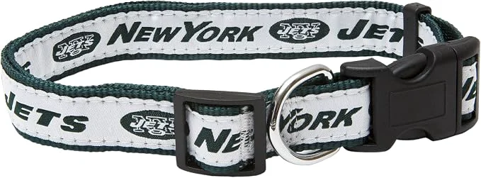 Convenient Pets First NFL New York Jets Licensed PET COLLAR Medium Superior