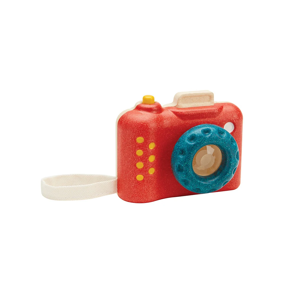 Innovative PlanToys My First Wooden Toy Camera for Toddlers Original Design