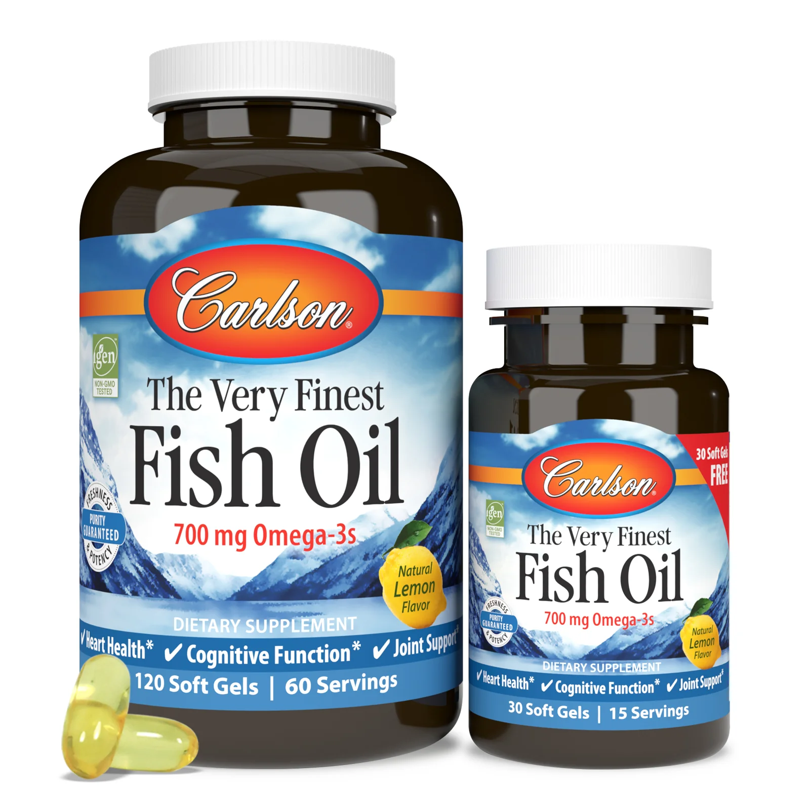 Functional Carlson Labs The Very Finest Fish Oil® Softgel – Heart Brain Support Effective