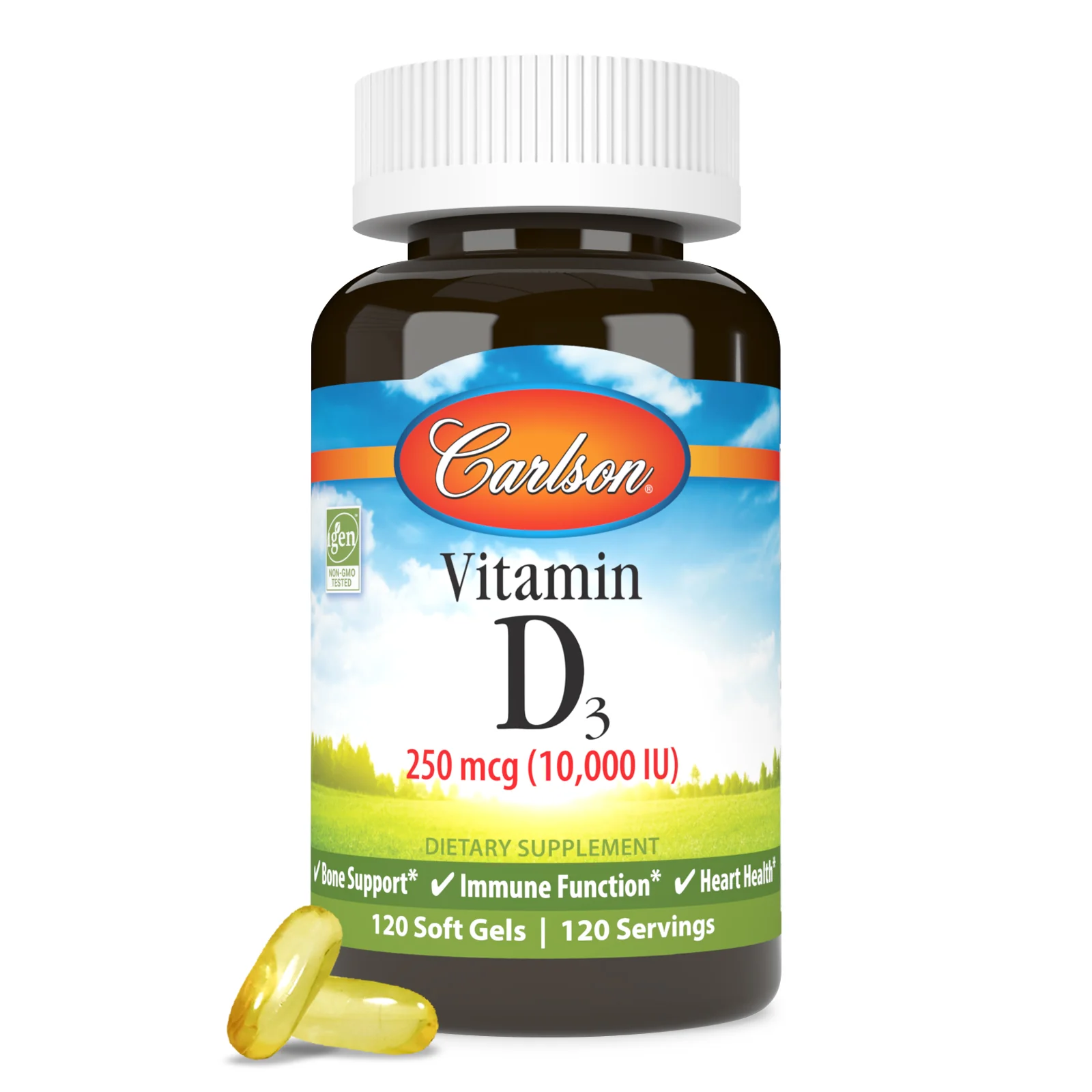 Excellent Carlson Labs Vitamin D3 Softgels – High-Potency Bone Immune Support Proven