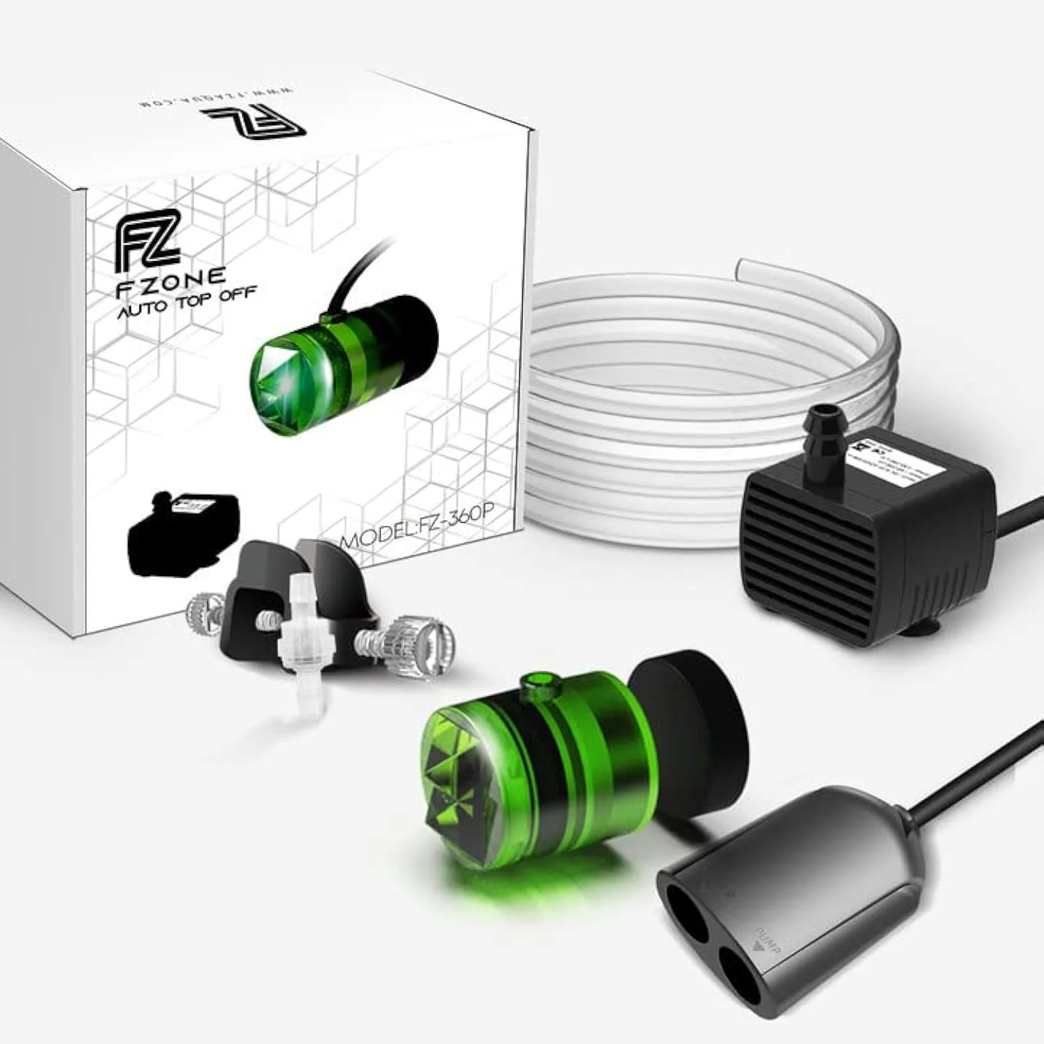 Minimalist FZONE Aquarium ATO Auto Top Off with Dual Optical Sensor – 360P Convenient