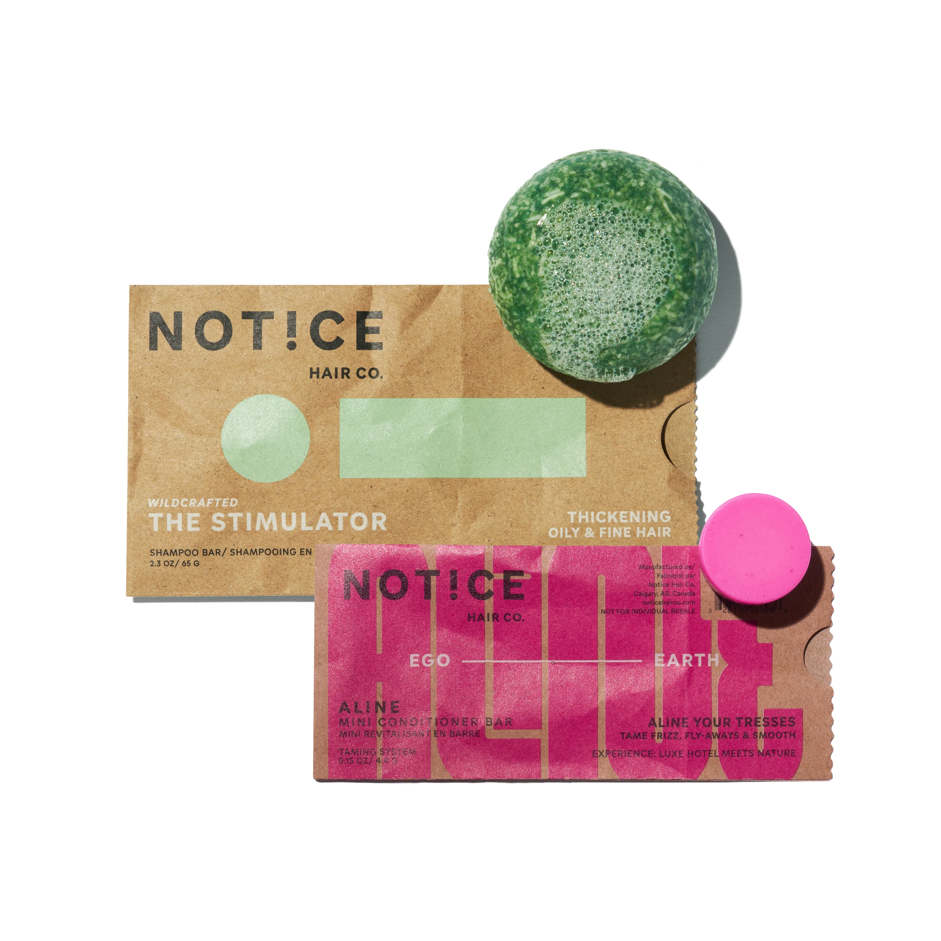 Smart NOTICE Hair Co Buy The Stimulator Shampoo Bar Get ALINE Mini Conditioner Bar Official