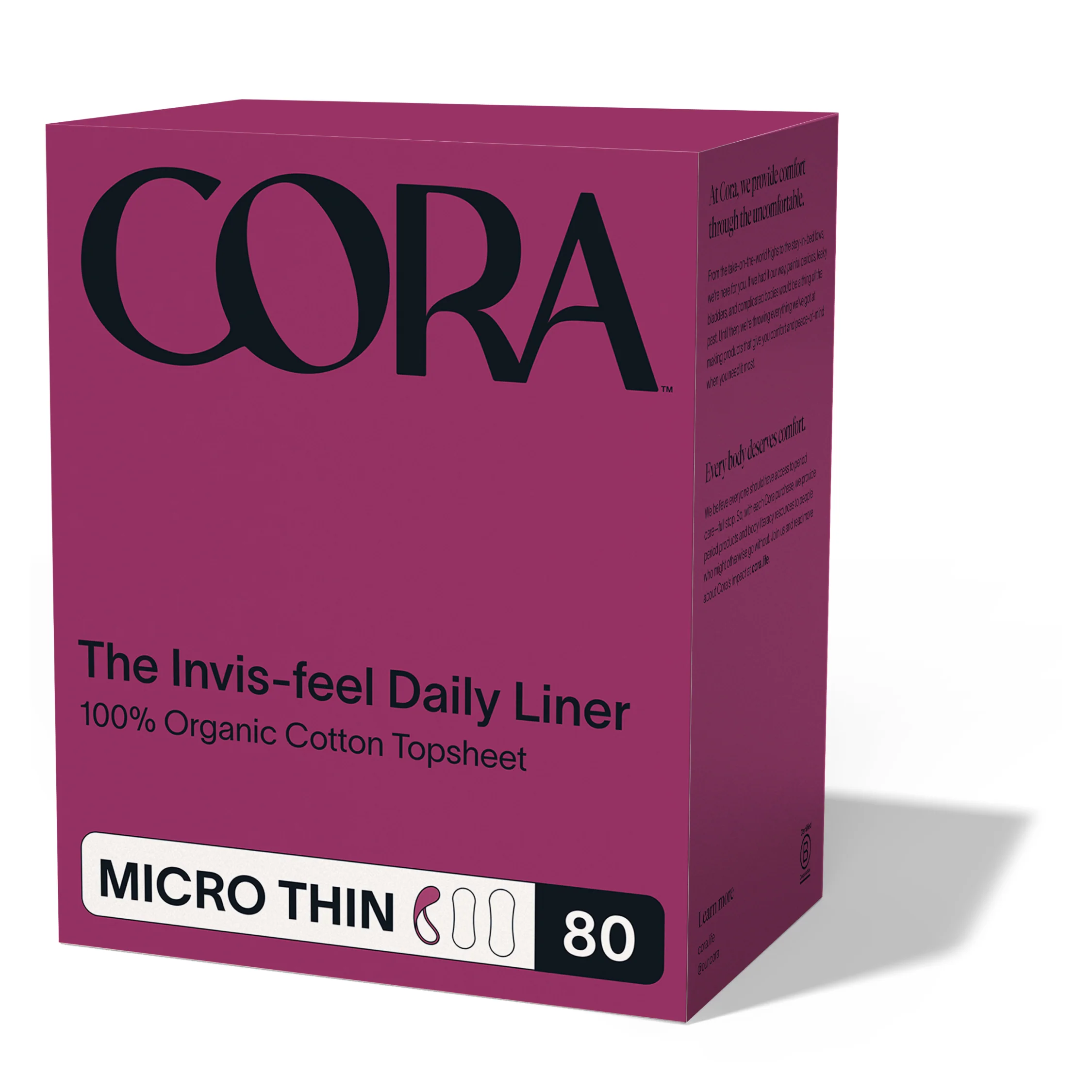 Unique Cora Invisi-feel Daily Liner Micro Thin Innovative