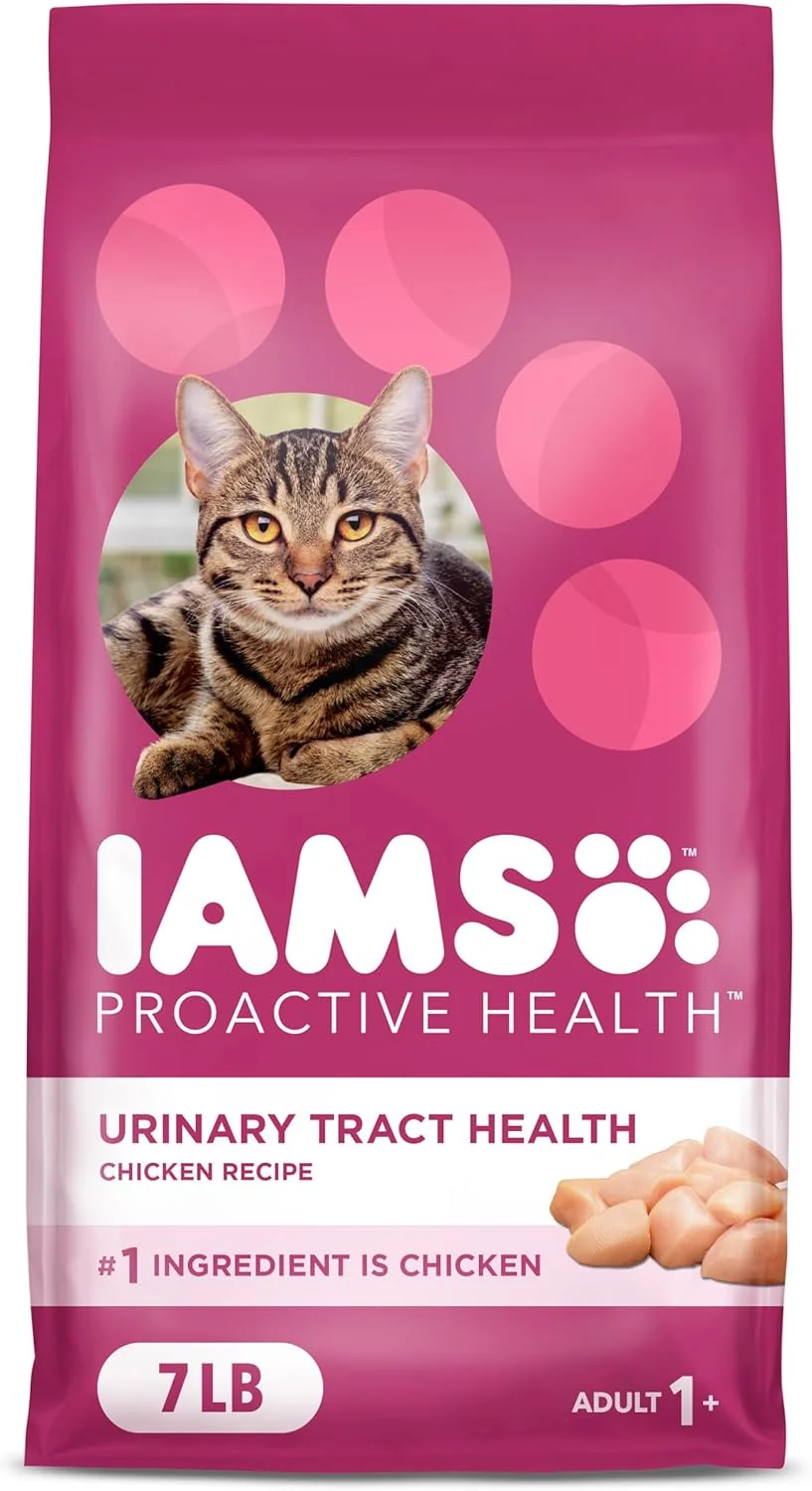 Exceptional IAMS Proactive Health Adult Urinary Tract Health Dry Cat Food with Chicken 7 lb. Bag Clean