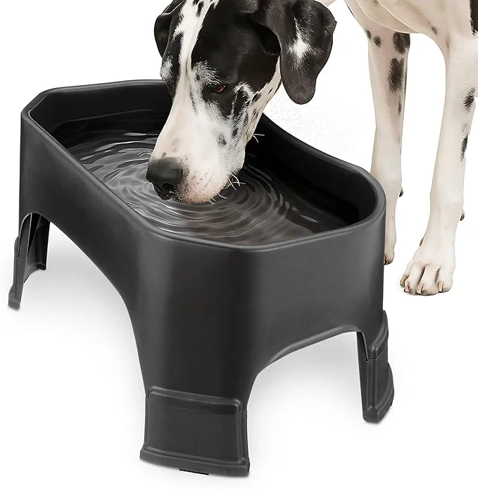 Effective Neater Pet Brands Extra Large Water Bowl for Dogs d Outdoor Dog Water Bowl 2.25 Gallon XL Capacity Big Trough Style Food Dish for Indoors or Outside No Spill Large Dog Bowls BlackAbout ThisOverview Recyclable