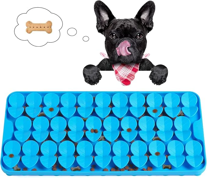 Fine Crafted Silicone Snuffle Mat for Large Dogs Dog Lick Mat Slow Feeder Pet Licking Treat Mat with Suction Cups for Smell Training Slow Eating XL BlueAbout ThisOverview High-Performance