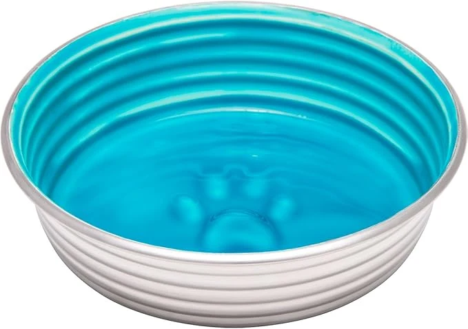 Recyclable Loving Pets – Le BOL Dog Food Water Bowl Enamel Ceramic Bowl No Tip Stainless Steel Pet Bowl No Skid Spill Proof Extra Small Seine Blue About ThisOverview Proven