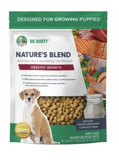 Practical Dr. Marty Nature’s Blend for Puppies ze-Dried Raw Dog Food 16 oz Quality