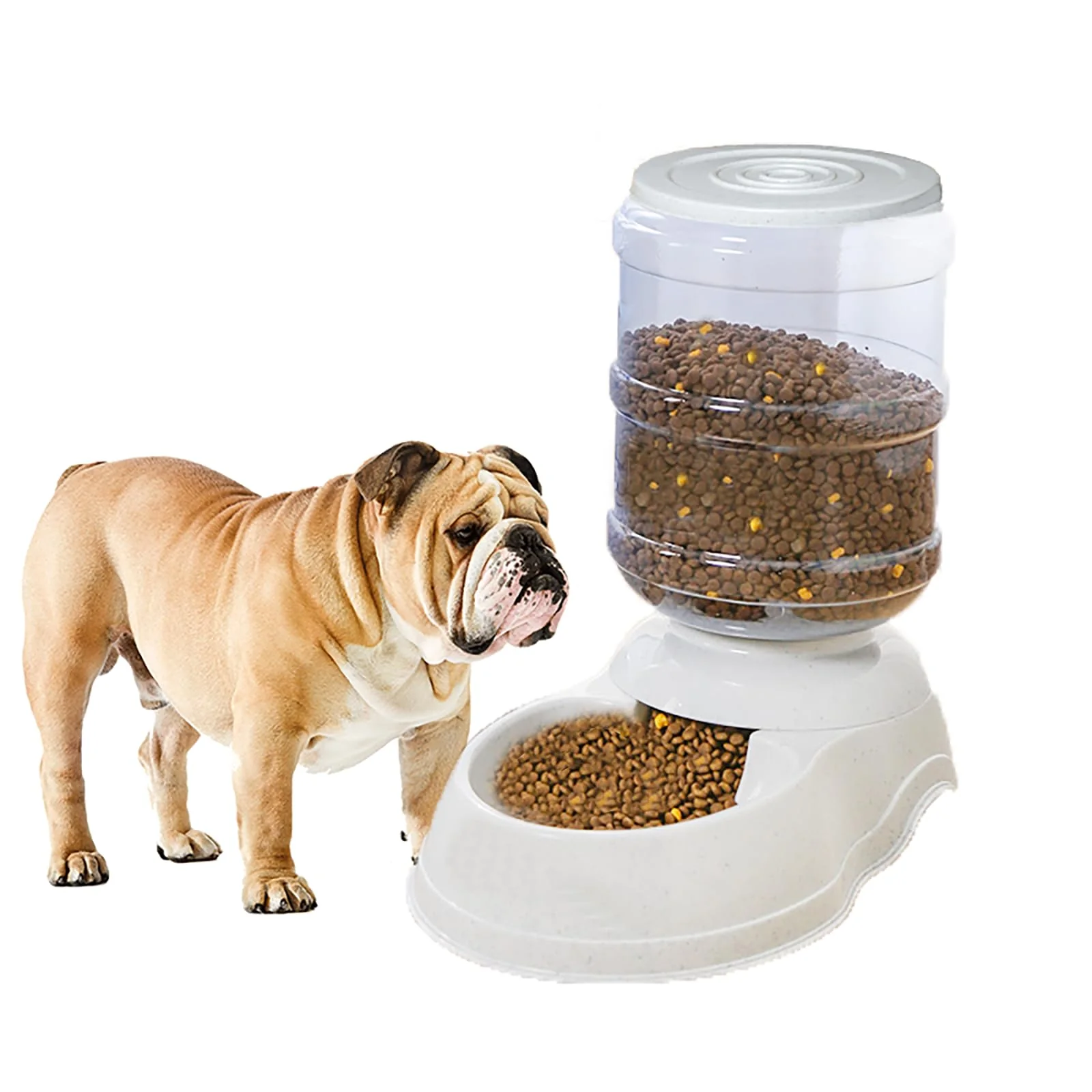 Quality Yuiopy Automatic Dog Cat Feeder Station — Gravity Food Dispenser for Large Dogs Travel High-Performance