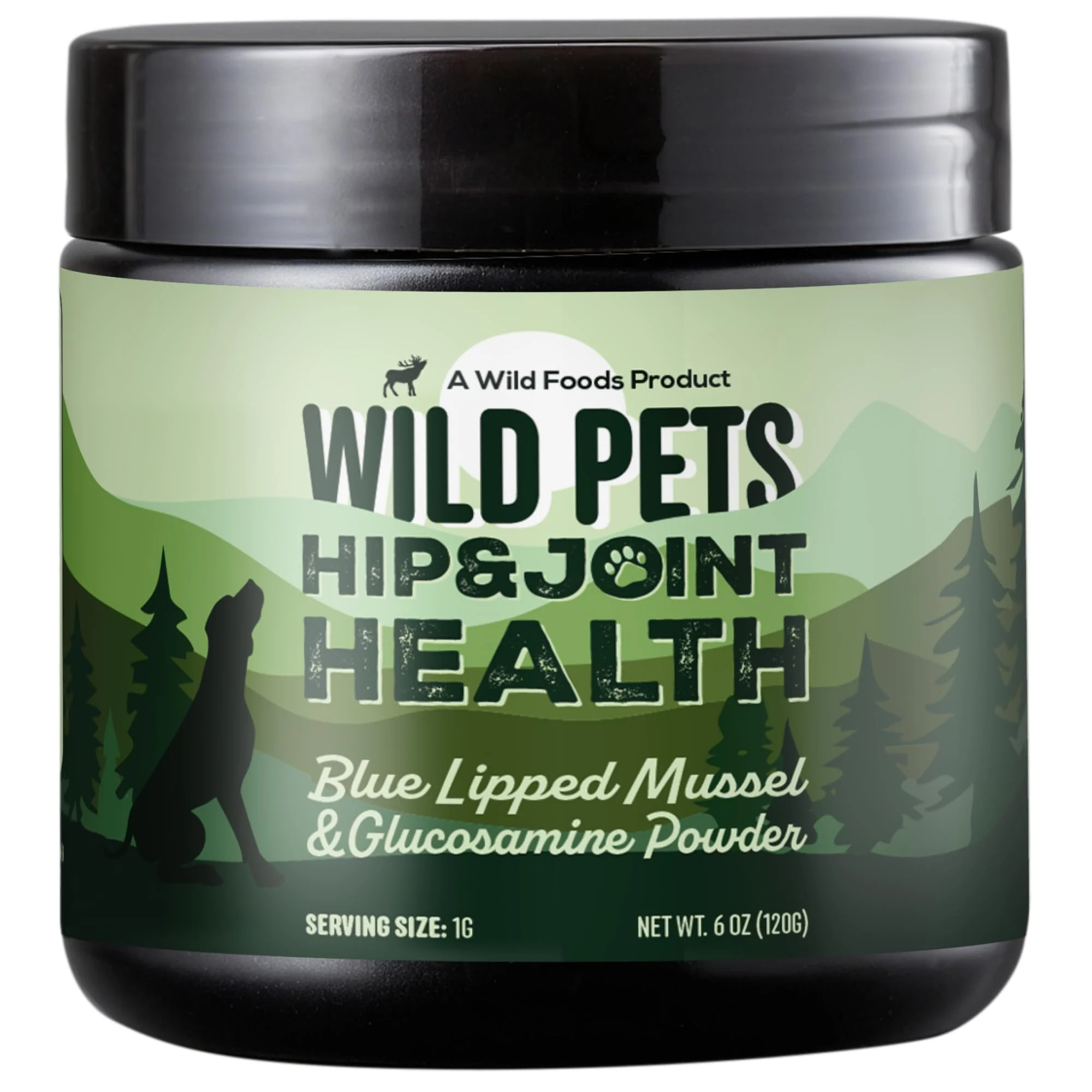 Versatile Wild Pets Blue Lipped Mussel Glucosamine – Dual-Action Dog Joint Support Wild Foods Enhanced
