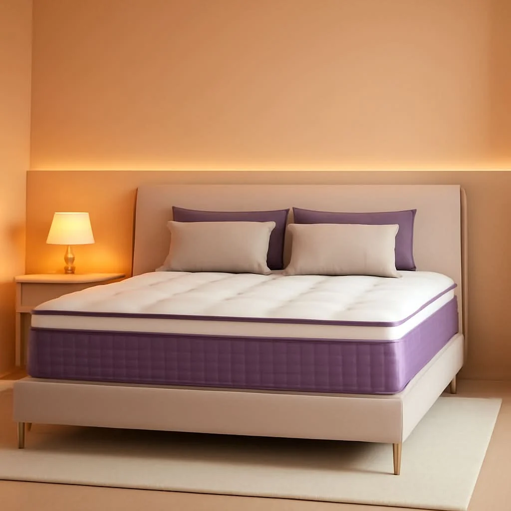 Fine Crafted Queen Hybrid Gel Memory Foam Mattress In Box CertipurUS Safe
