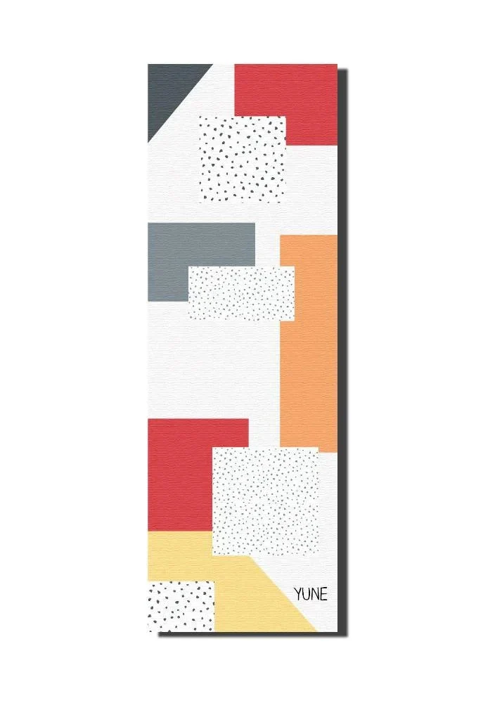 Secure Yoga Mat 6mm Thick Multicolor Non-Slip Eco Friendly Yune Yoga Cancer Quality