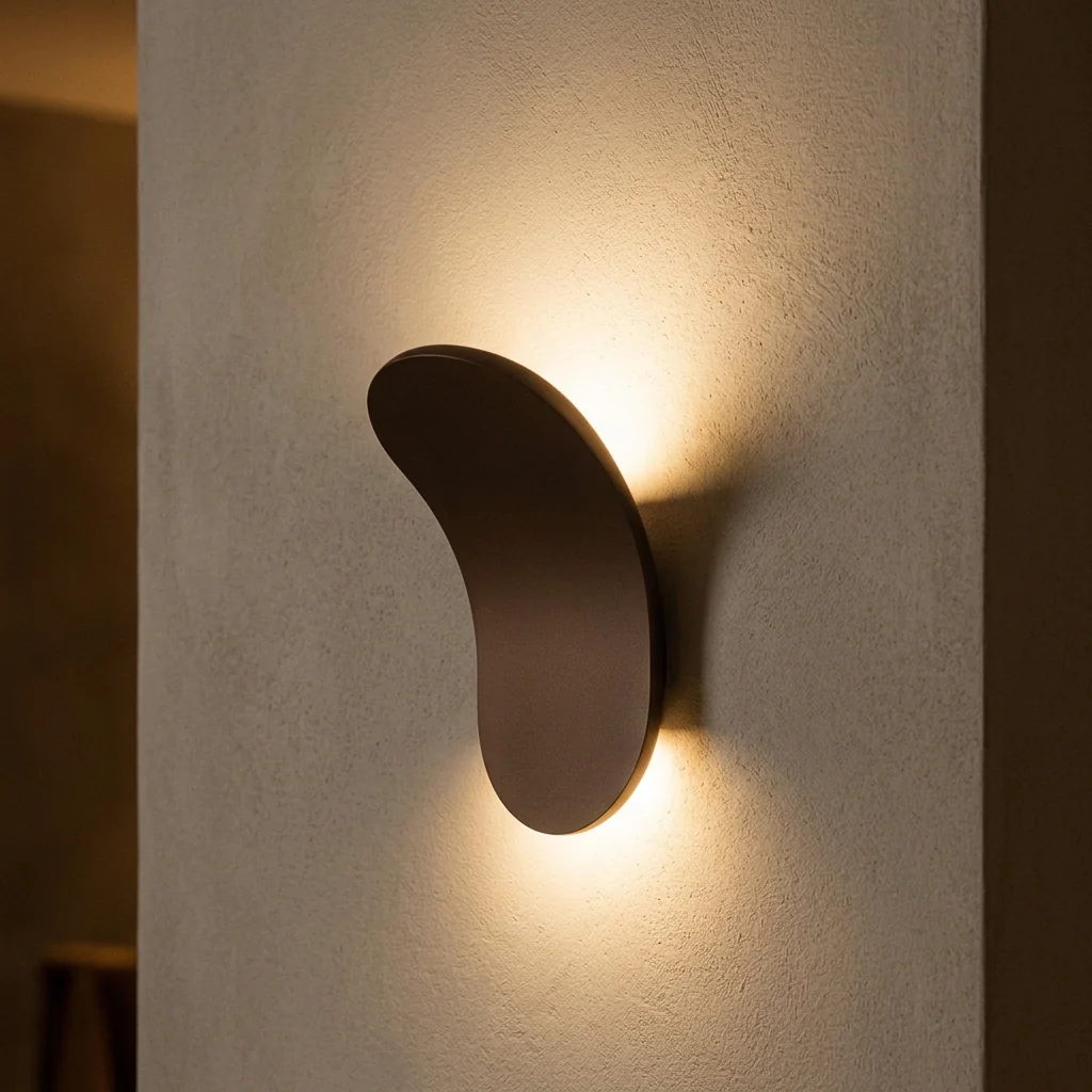 Elegant Minimalist Slim Aluminium LED Wall Lamp Warm Glow Natural