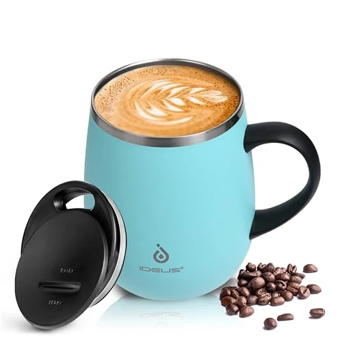 Genuine 16 oz Insulated Coffee Mug with Lid and Handle Prestigious