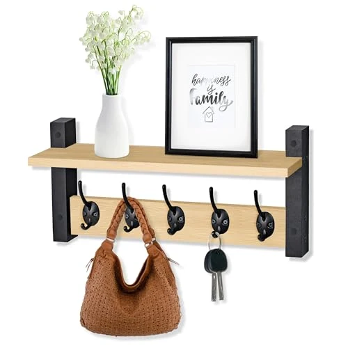 Verified Coat Rack Wall Mount with Shelf Carefully Designed