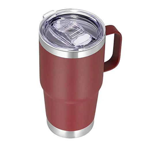 High-Grade 20 oz Tumbler with Handle Insulated Travel Coffee Mug Trendy