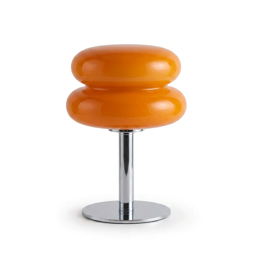 First-Class Macaron Stained-Glass Table Lamp Dimmable 3 Tones Long-Lasting