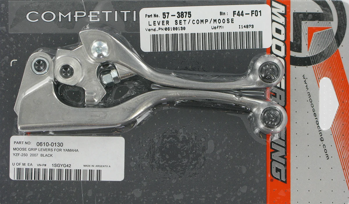 Fine MOOSE RACING Lever Set – Competition – Black 1SGYG42 Green