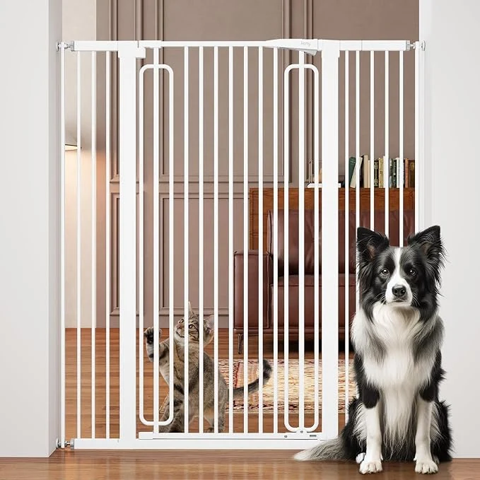 Quality keny 51 Extra Tall Pet Gate 29.7 -46 Wide Adjustable Cat Gate World-Class
