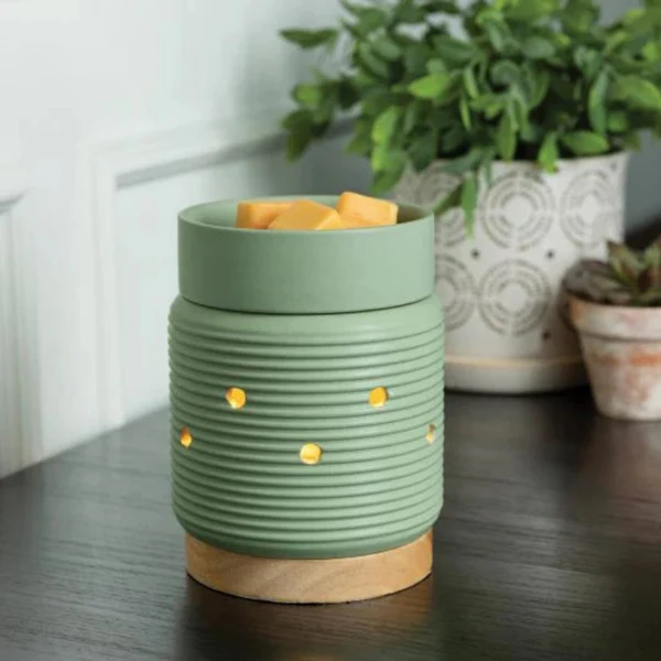Breathable Sage Wood Electric Wax Warmer Soft