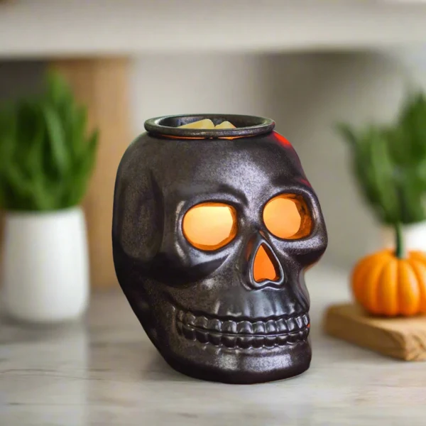 Premium Skull Illumination Wax Warmer Comfortable