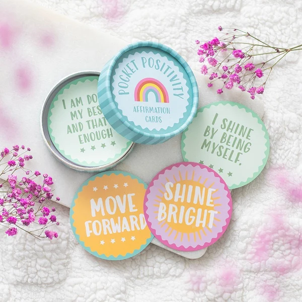 Green Pocket Positivity Affirmation Cards Official