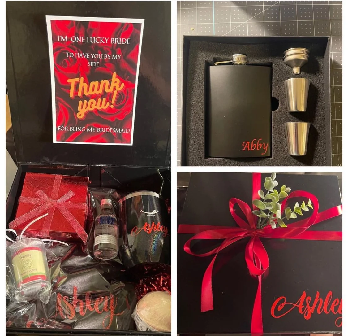 Carefully Designed Gift Boxes Bridesmaids Groomsmen Proposal Boxes High-Performance