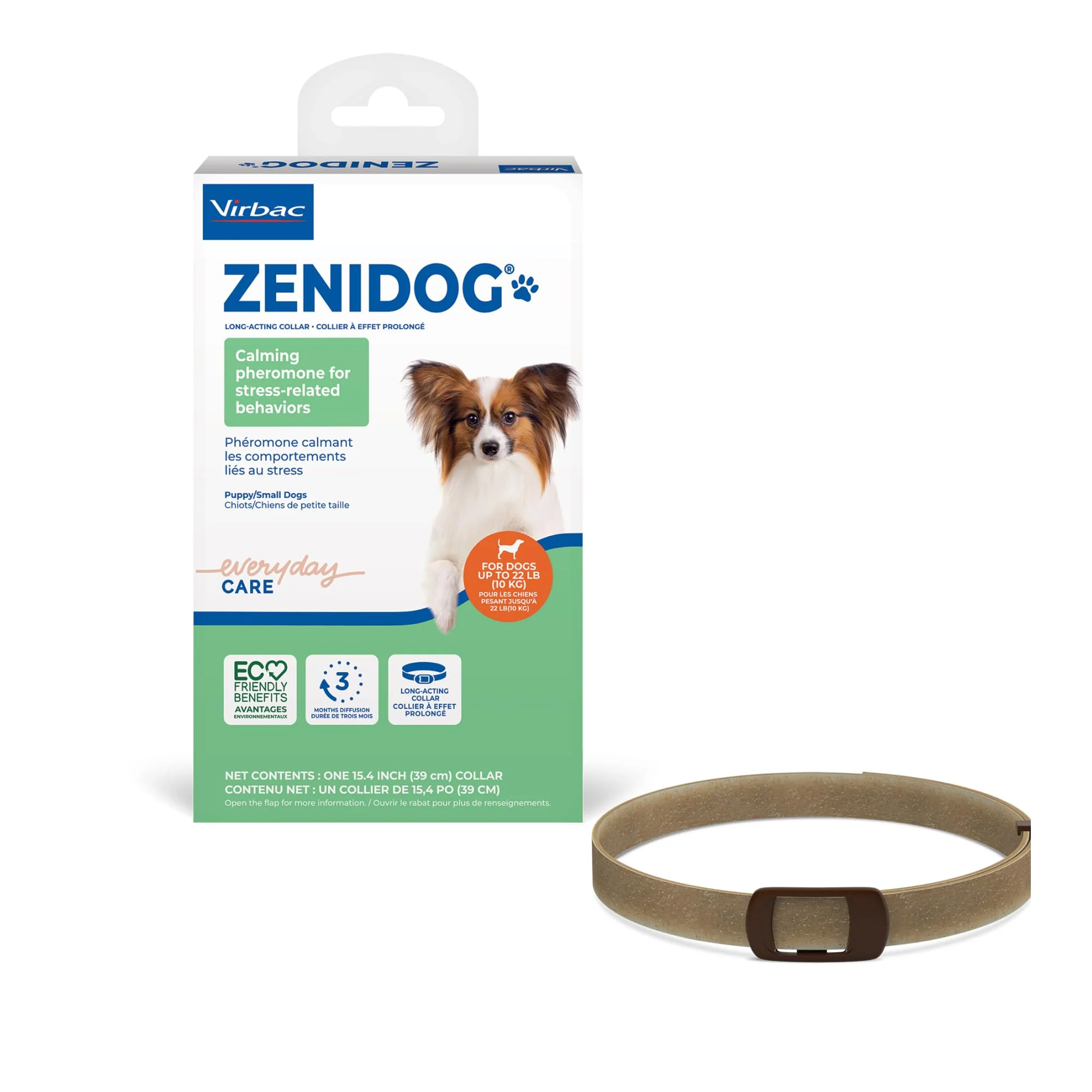 Luxury Virbac ZENIDOG Long-Acting Calming Collar for Dogs – Up to 3 Months Dependable