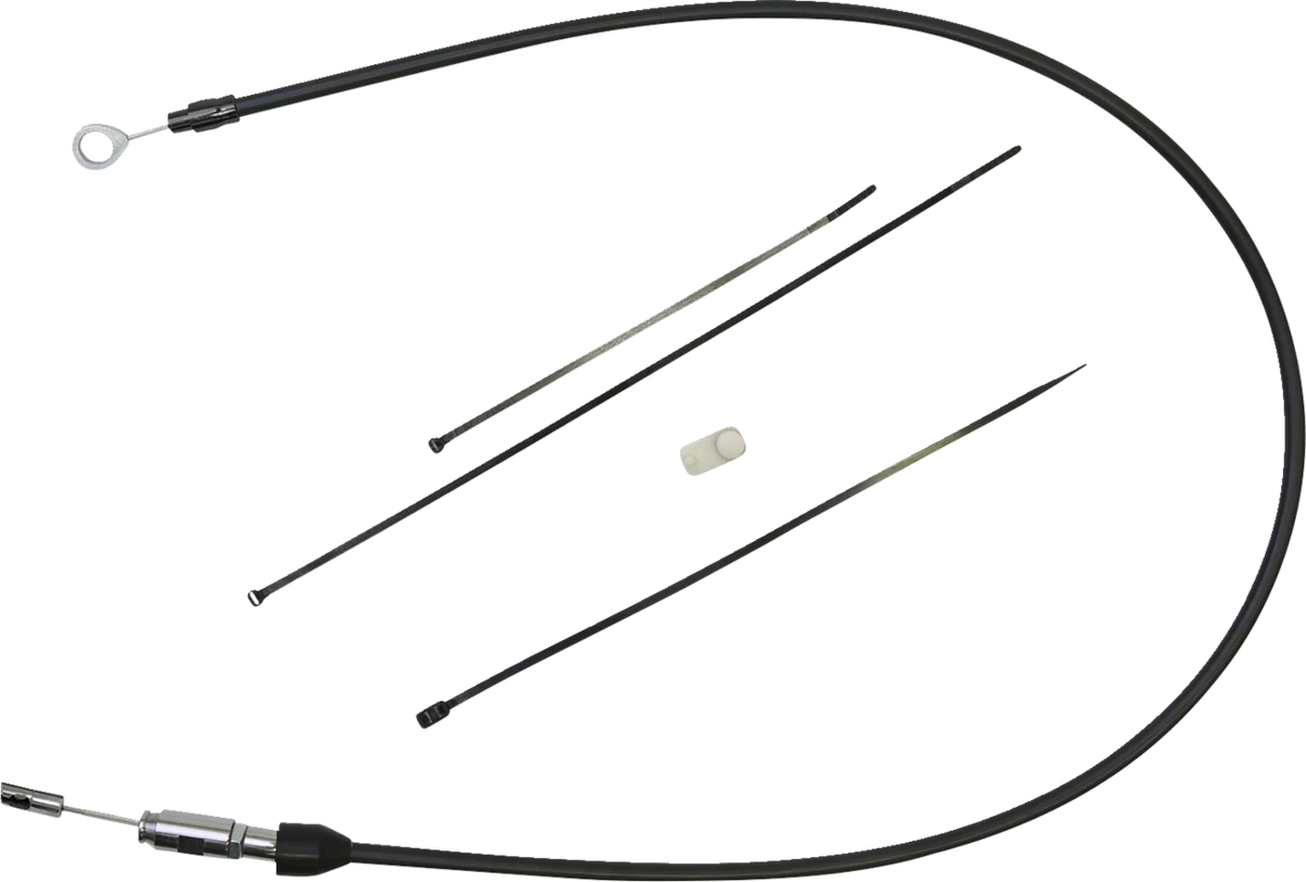 Smart DRAG SPECIALTIES Clutch Cable – Upper – 32 – Black Black 63234-2HE Relaxed