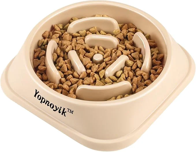 Innovative Slow Feeder Dog Bowls for Healthy Eating Non-Slip and Anti-Choking Design Reduces Bloating Overeating for Medium Dogs and Cats Easy to CleanAbout ThisOverview Verified