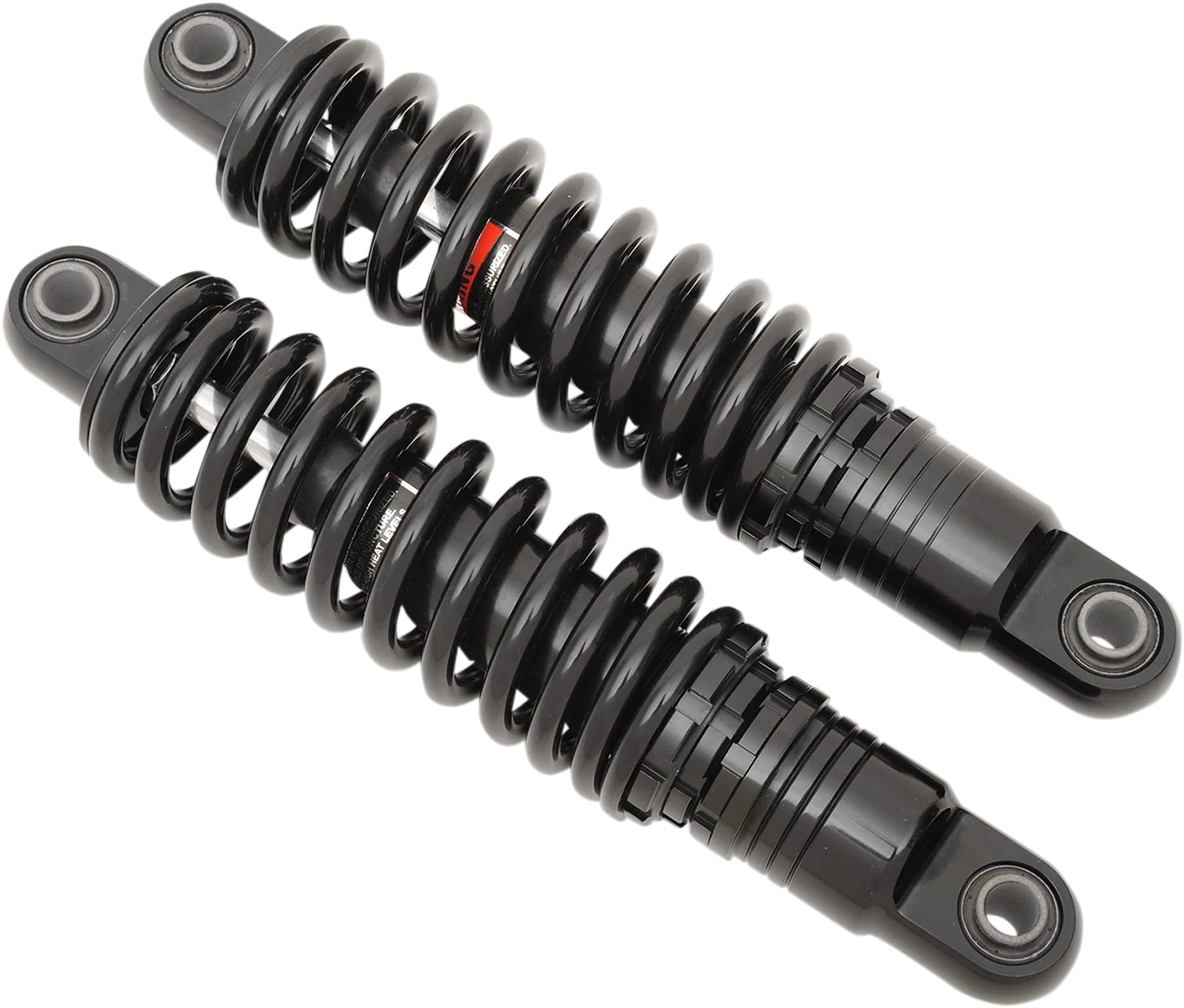 Minimalist DRAG SPECIALTIES SHOCKS Premium Ride-Height Adjustable Shocks – Black – Standard – 12 C16-0156AB Expertly Made