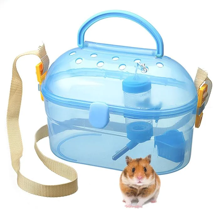 Selected Portable Hamster Cage Syrian Hamster Carry Travel Cage Solid