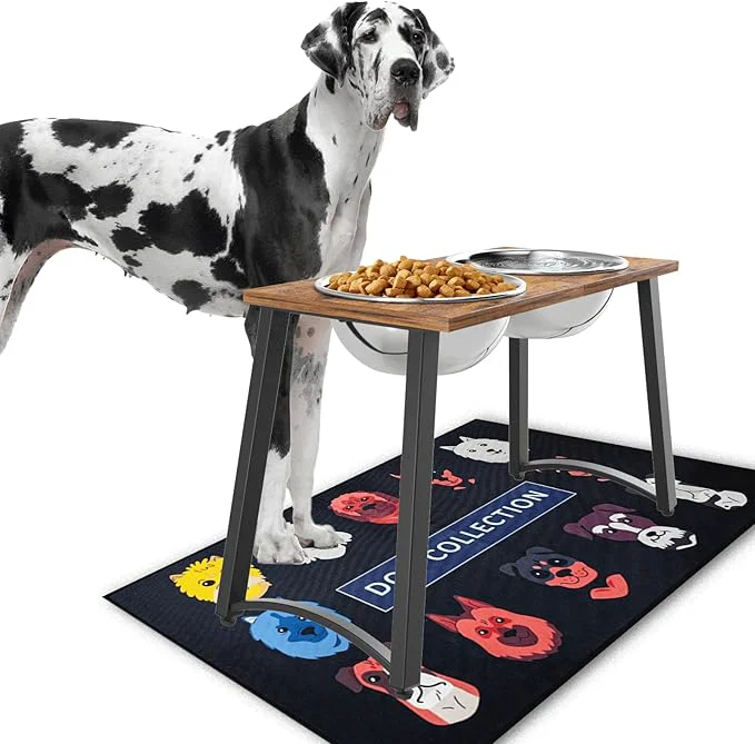 User-Friendly d Dog Bowls for X-Large Dogs with Spill Proof Mat 2 X-Large 3000ML 13CUPS Stainless Steel Dog Bowls 16.5 Tall Raised Dog Bowl Stand Dog Food Water Bowls for Large Extra Large DogsAbout ThisOverview Expertly Made