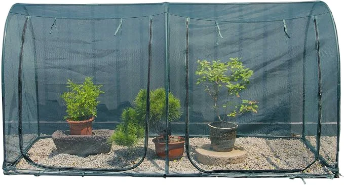 Top-Quality Large Tunnel 8.2’x4′ Plant Netting Cover 4FT Tall Crop Cage Netting Pest Guard First-Class