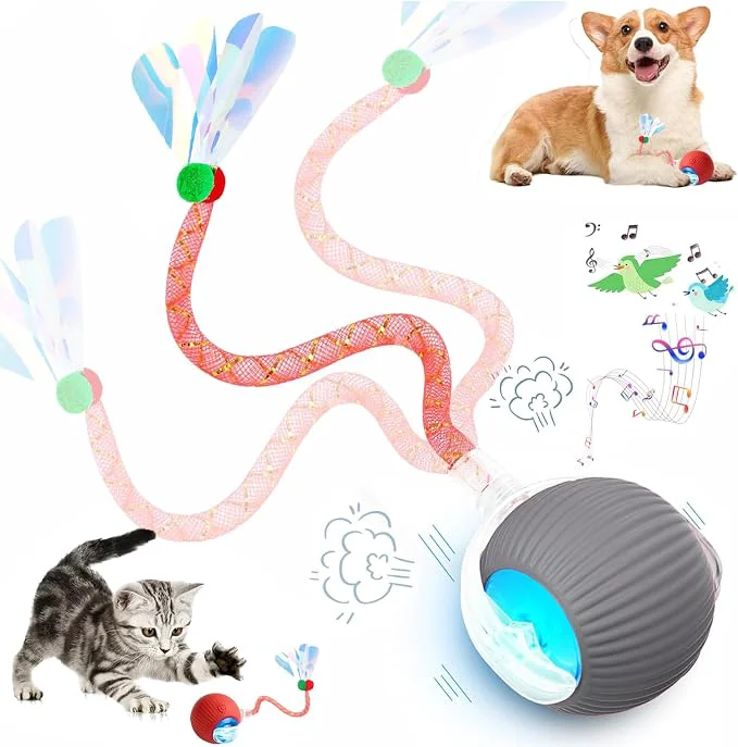 Practical Speed 2.0 Tail Interactive Cat Toys Green