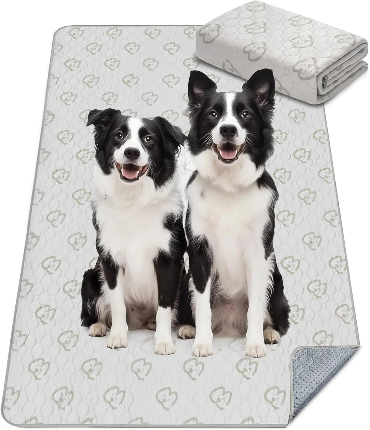 Expertly Made FXW Washable Pee Pads for Dogs Puppy Pads with Super Absorbent Specifically Designed Rollick Homeplus 32 40 45inch 6 Panels Dog Playpen 98 x 43 Rectangle Khaki 1 Pack Responsible