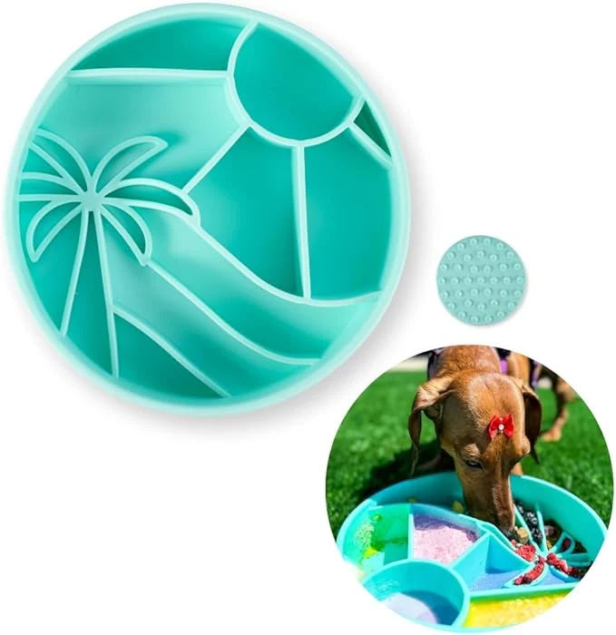 Lightweight Loco Coco Interactive Slow Feeder Bowl – Silicone with Suction Cups Dishwasher Safe – to Reduce Bloating Anti-gulping Improve Digestion Dog Enrichment GameAbout ThisOverview Fine