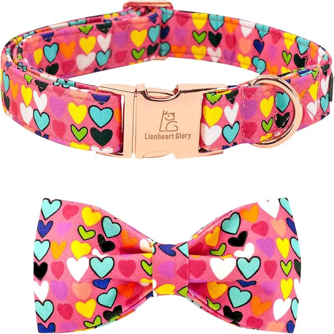 Enhanced Lionheart glory Valentine’s Dog Collar Dog Collars Lightweight