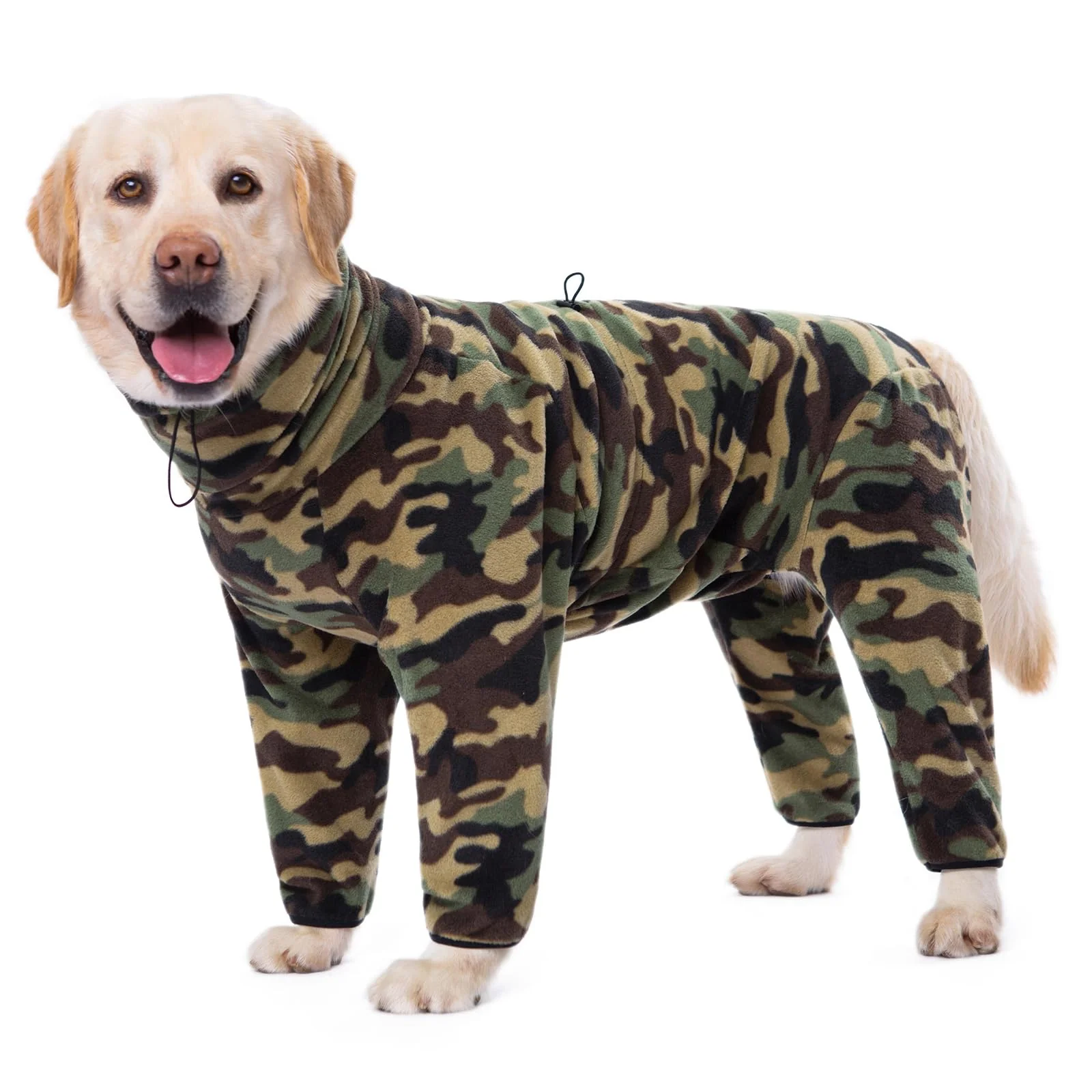 Casual Yeapeeto Dog Winter Coat – Warm Fleece Full-Body Jumpsuit Camouflage 5XL Original