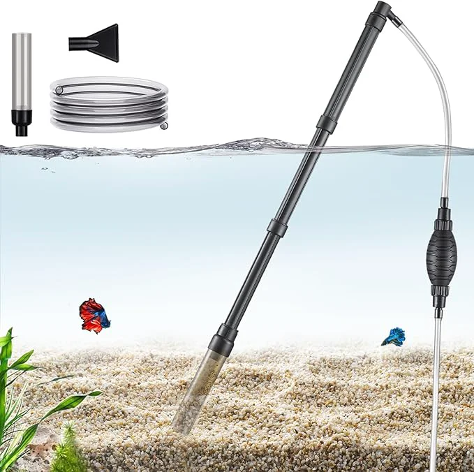 Consistent Care Fish Aquarium Gravel Vacuum Sand Cleaner Minimalist