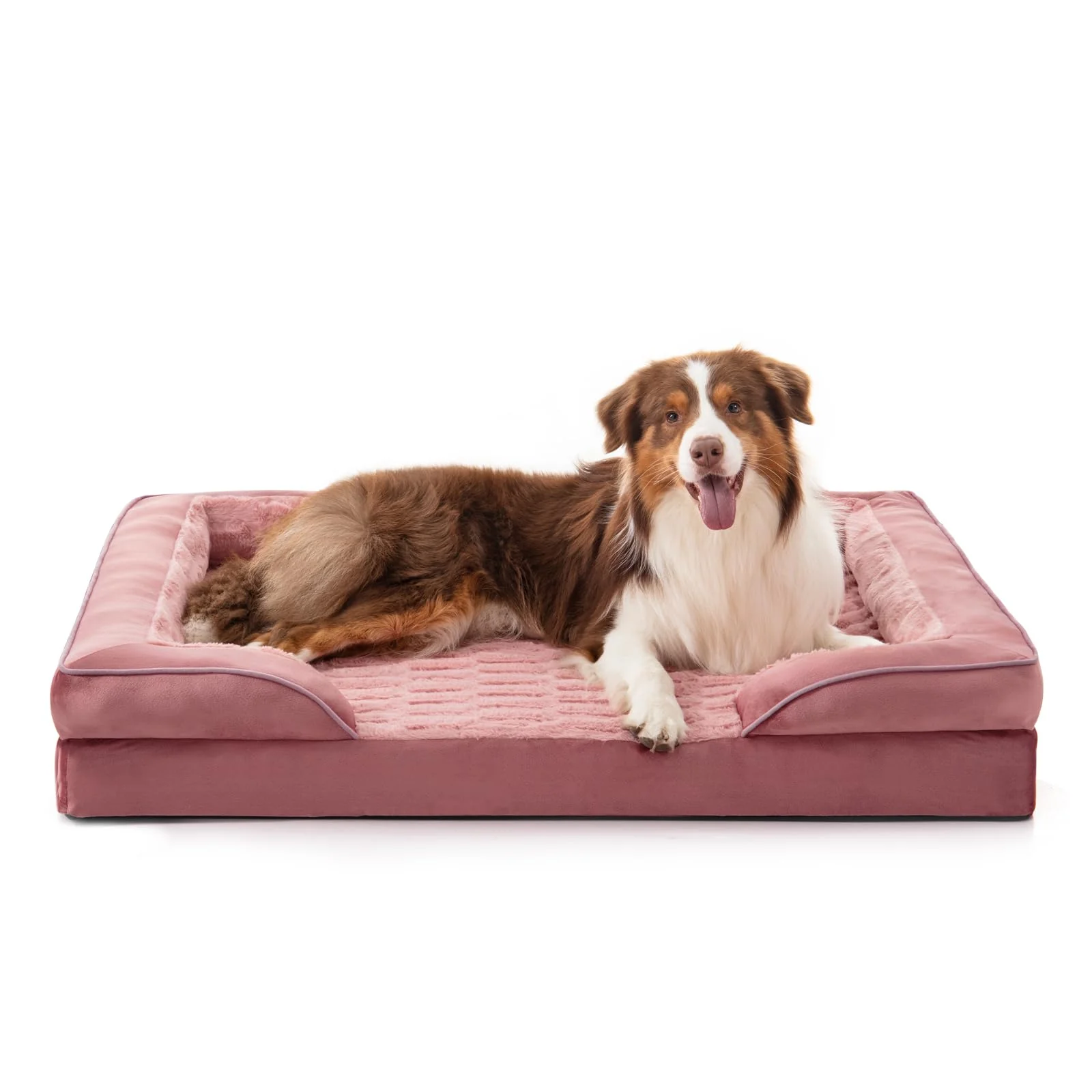 Reusable FURTIME Orthopedic Dog Bed for Large Dogs Washable Waterproof Non-Skid Top-Quality