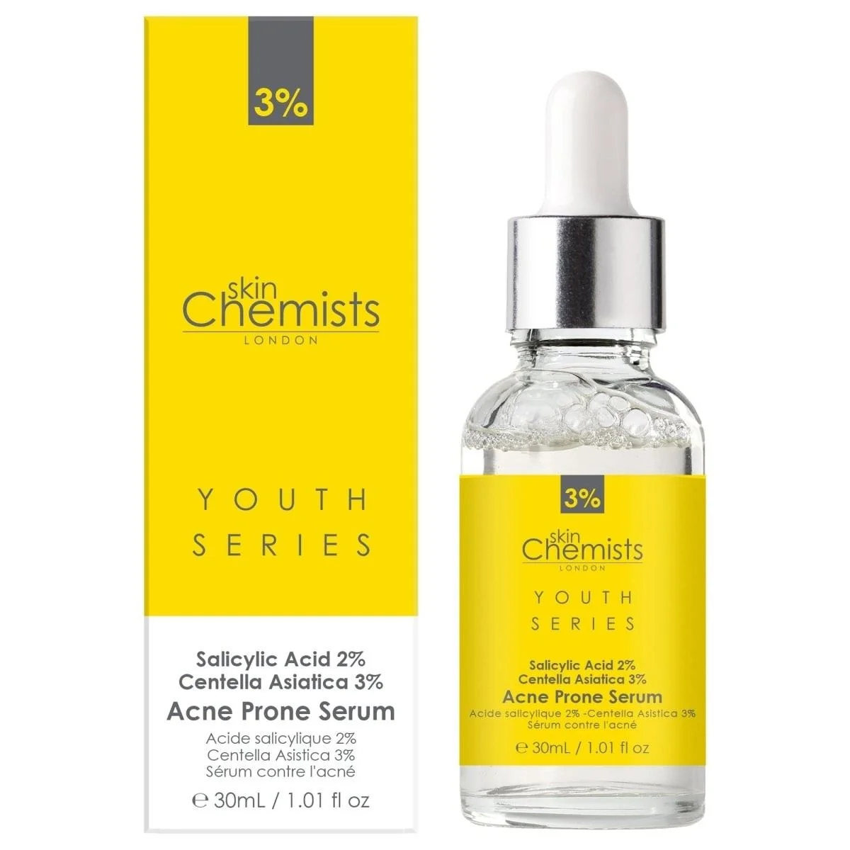 Efficient Acne Prone Serum Salicylic Acid 2 Centella Asistica 3 30ml Fashionable