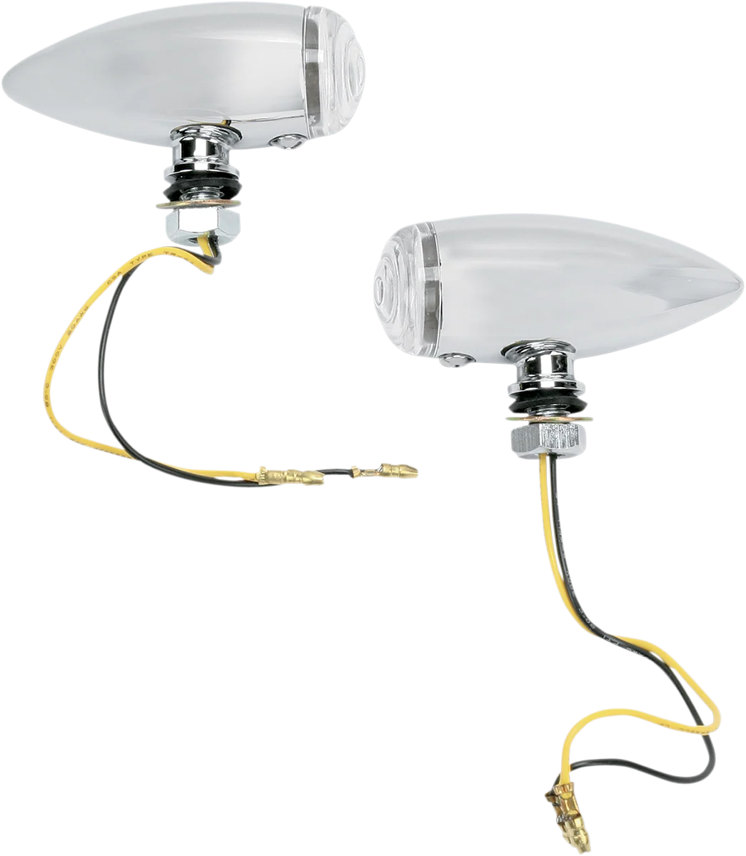 Reliable DRAG SPECIALTIES Bullet LED Marker Lights – Smooth – Clear 20-6589SCLED Sophisticated