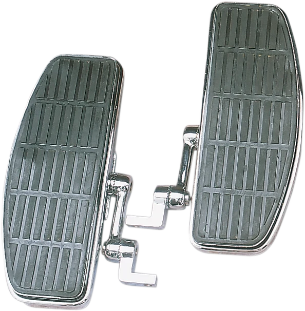 World-Class DRAG SPECIALTIES Adjustable Floorboards – With Damper – Chrome -FX 17-0417-BXLB2 Pure