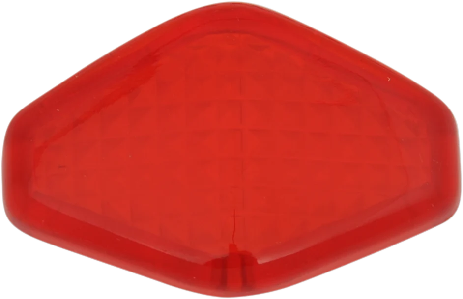Traditional DRAG SPECIALTIES Diamond Light Lens – Red 12-6034RL-HC3 Versatile