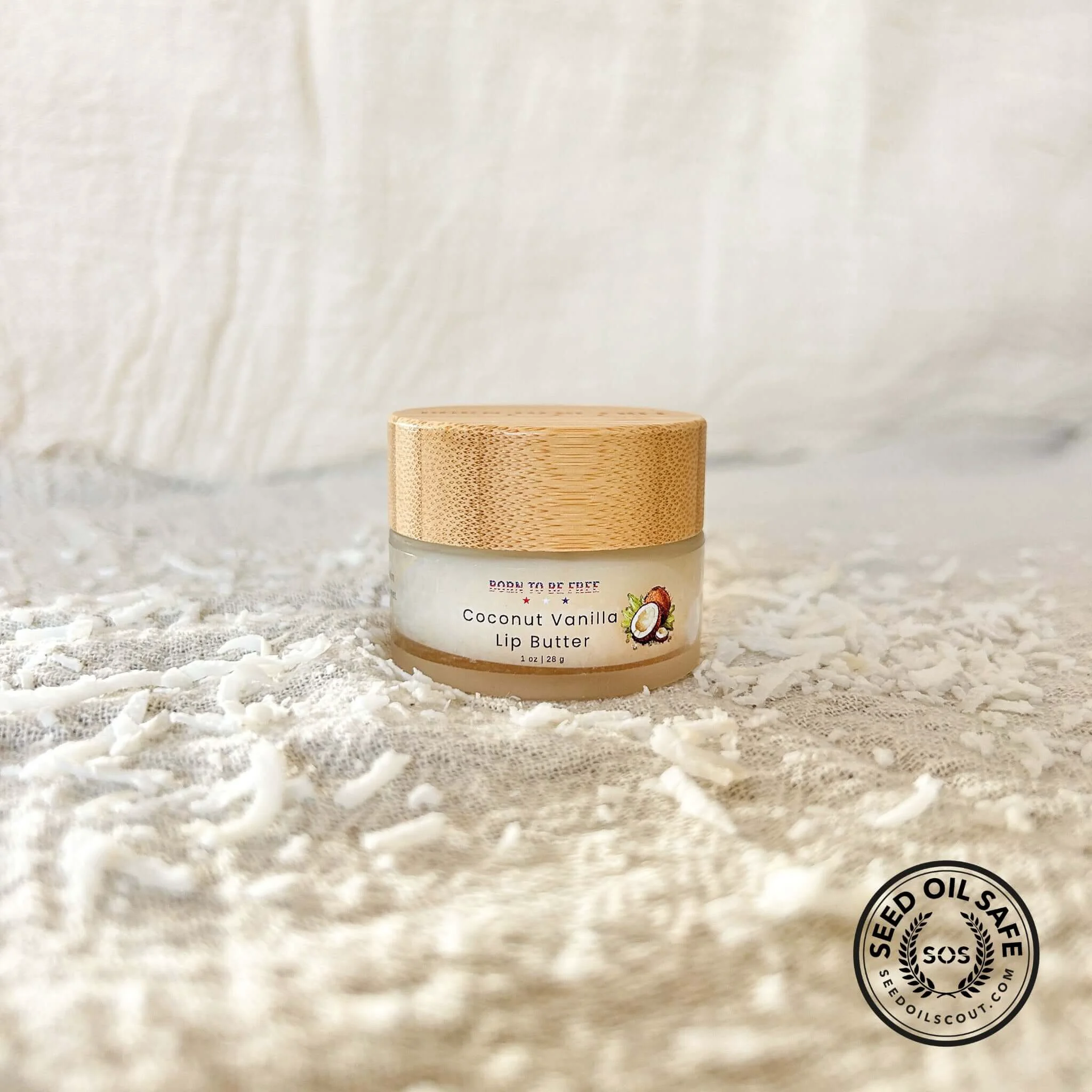 Premium Coconut Vanilla Tallow Lip Butter Smooth