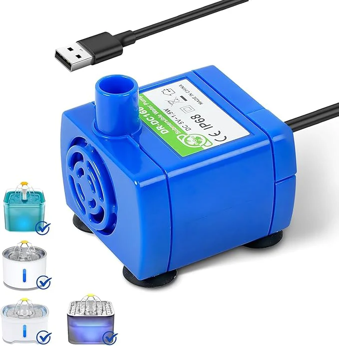 Long-Lasting IP68 DR-DC160 submersible water pump Cat Water Fountain Pump Comfortable