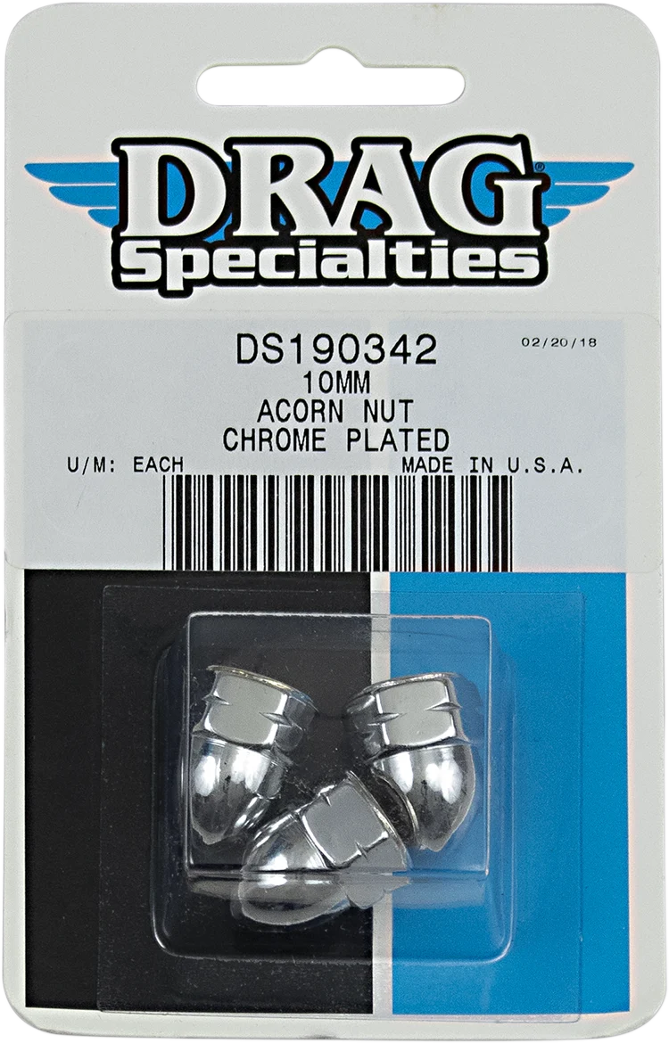 Long-Lasting DRAG SPECIALTIES Nut – Acorn – 10 mm MBP1210 Verified