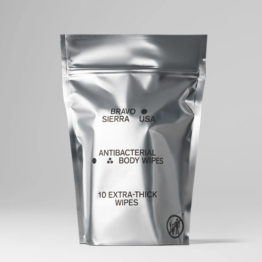 Solid ANTIBACTERIAL BODY WIPES Comfortable