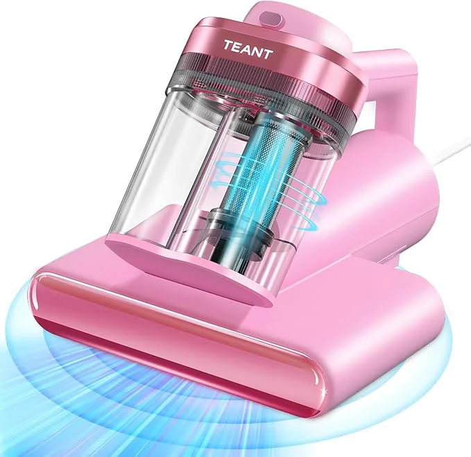 Flexible Mattress Vacuum Bed Vacuum Cleaner with 253.7nm UV-C Light Hyper Helix Motor with 16kPa Strong Suction 33000 RPM Min Tapping HEPA Filter 149℉ Heat Ultrasonic Anion for Bed and PetAbout ThisOverview Official
